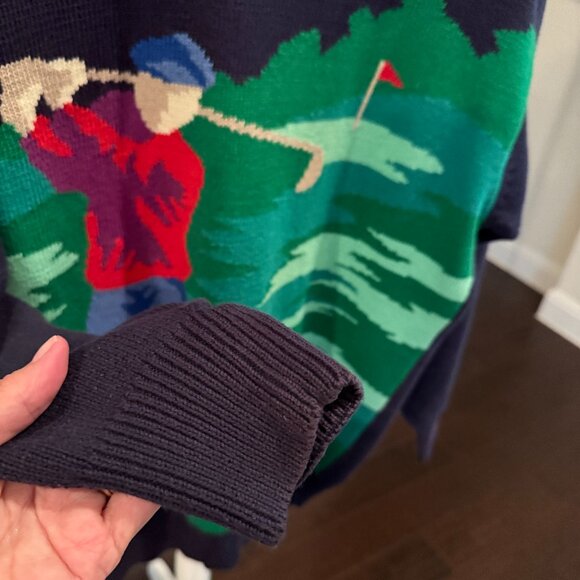 PRINGLE of SCOTLAND Vintage Golf Sweater - Picture 7 of 9